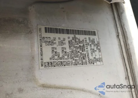 2007 Nissan Frontier Se from USA, damaged, VIN 1N6AD09U27C428365